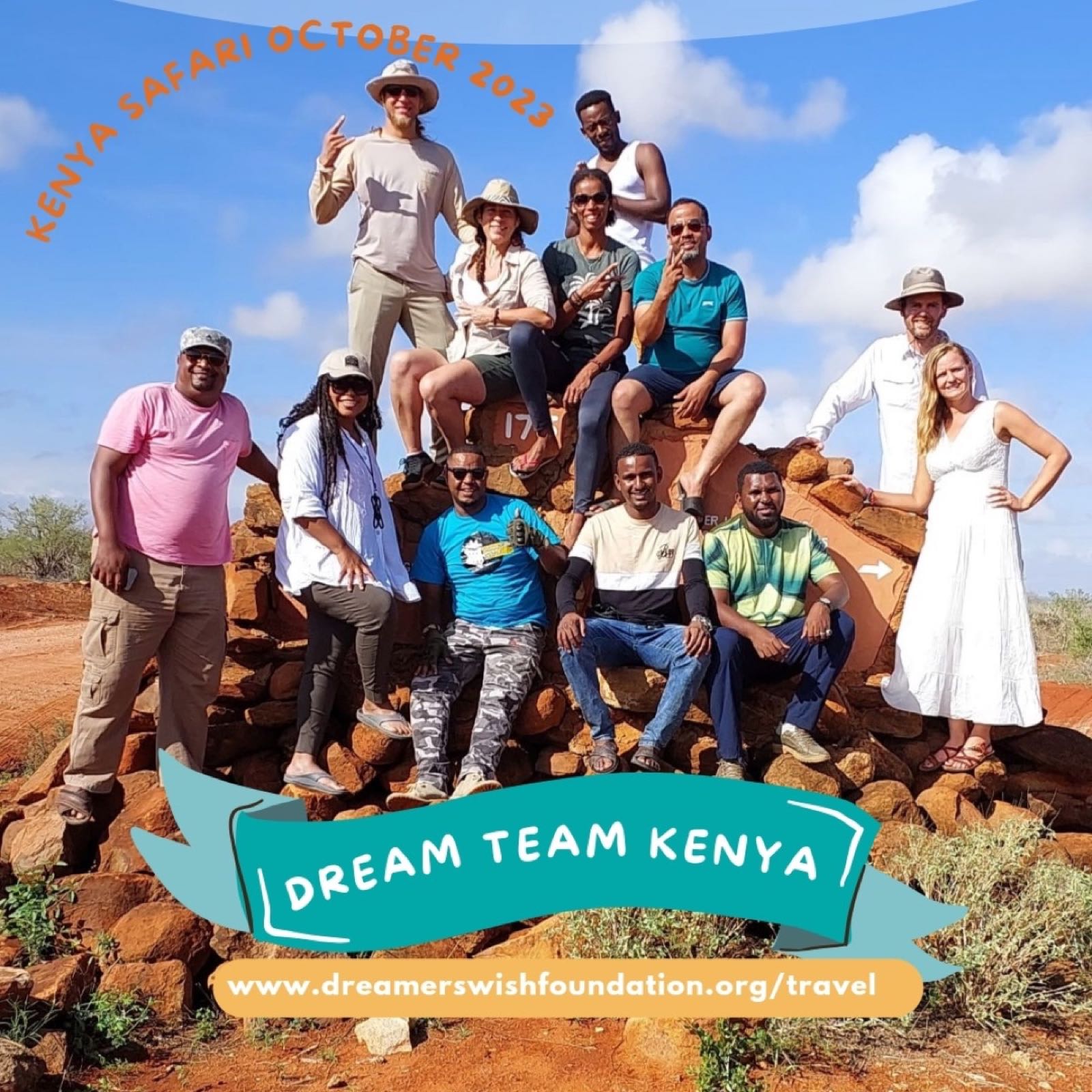The Dream Team Kenya volunteer group